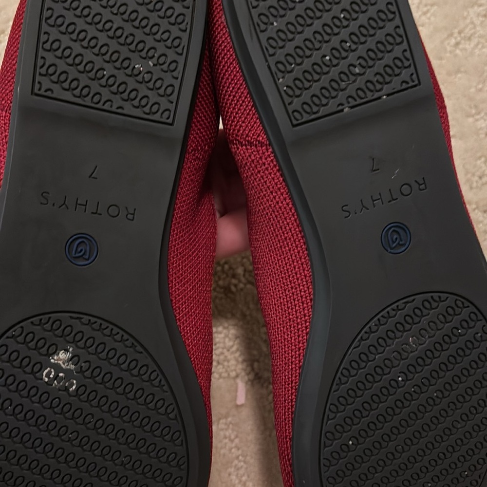 Red flats Rothy’s - Picture 7 of 12
